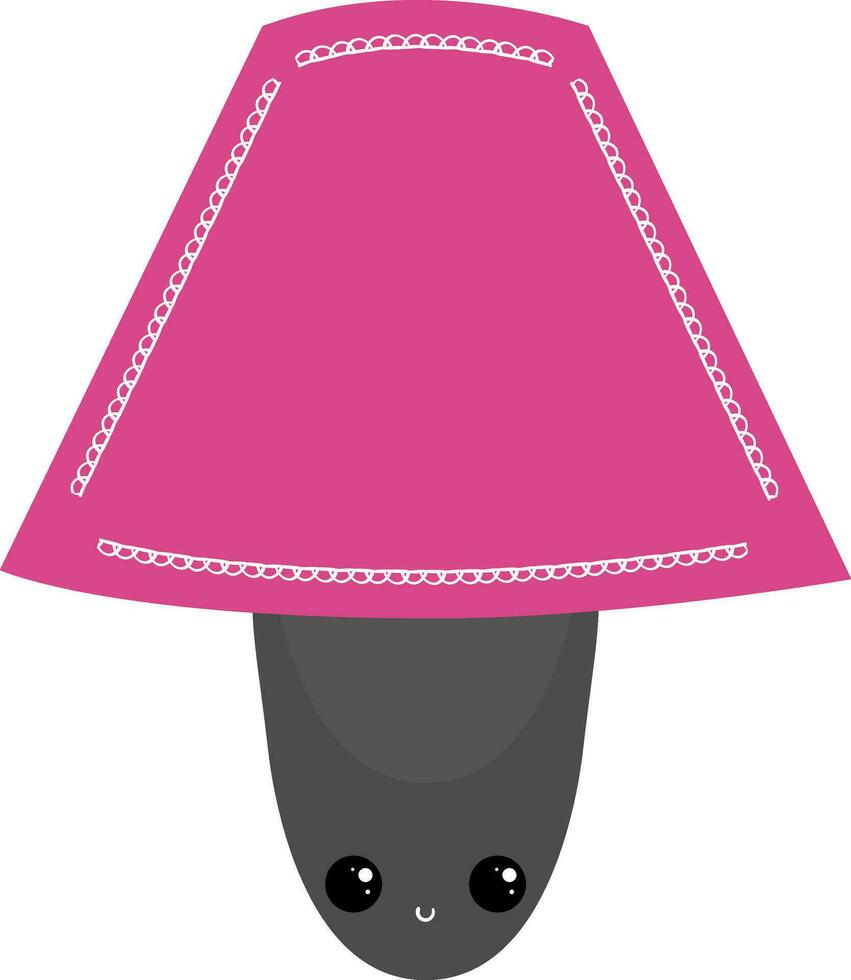emoji de le triste table lampe, vecteur ou Couleur illustration