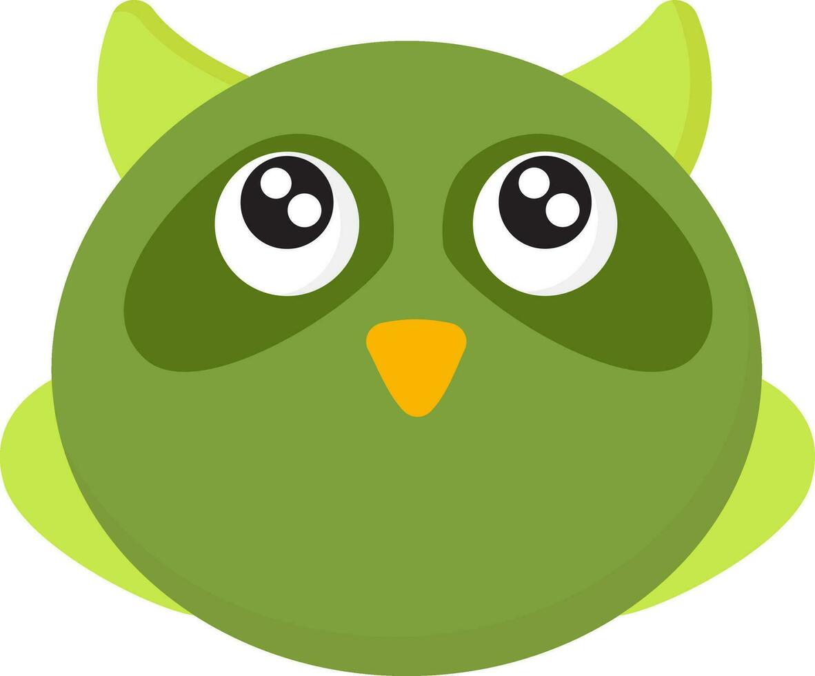 vert hibou , vecteur ou Couleur illustration