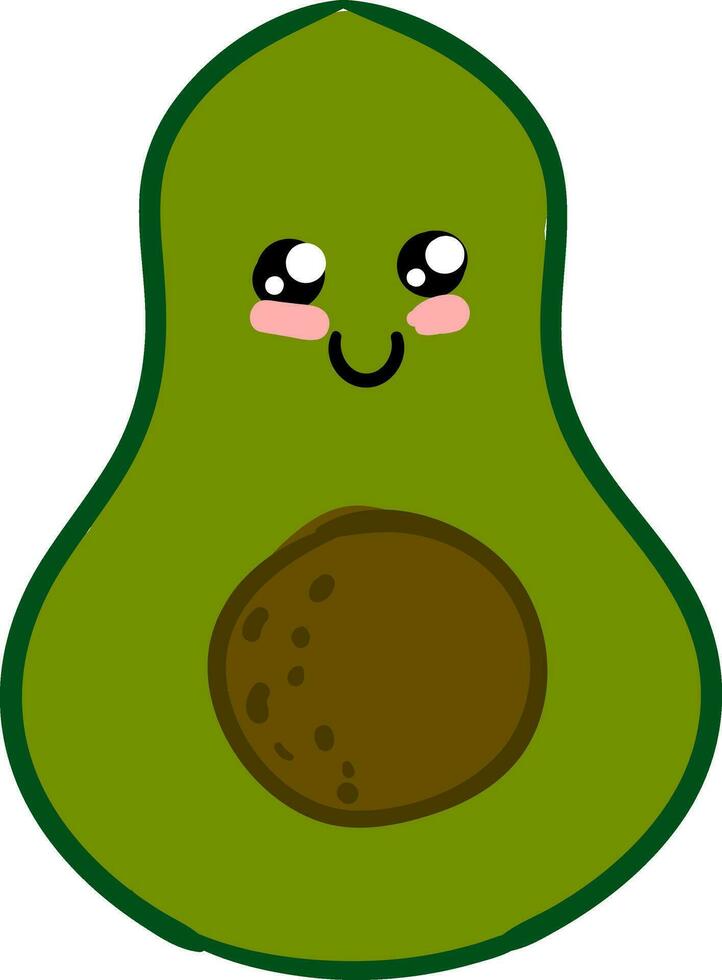 image de mignonne avocat, vecteur ou Couleur illustration.