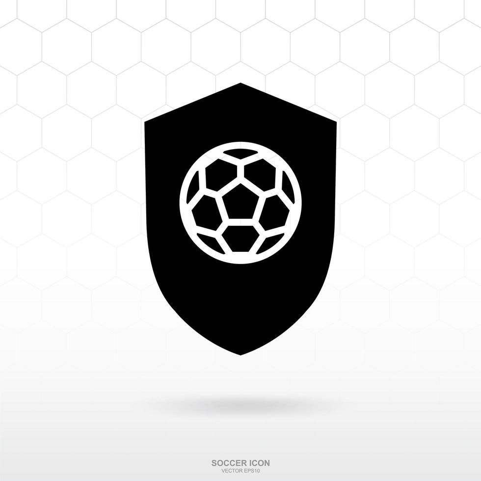 icône du logo de football. signe et symbole de sport de football de football pour la conception de modèles. vecteur. vecteur