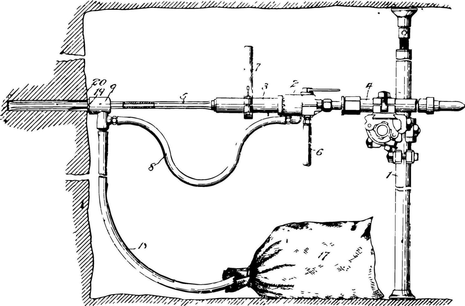 poussière collectionneur ancien illustration vecteur