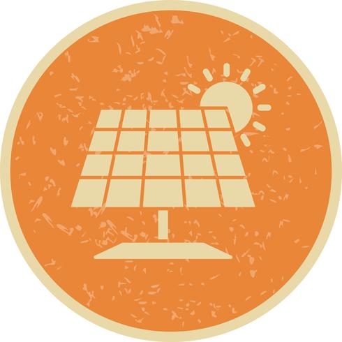 Panneau solaire Vector Icon