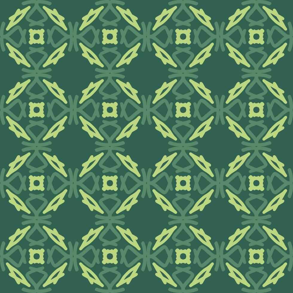 vert olive mandala art sans couture modèle floral Créatif conception Contexte vecteur illustration