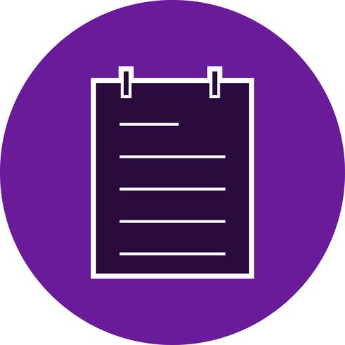 Notepad Vector Icon