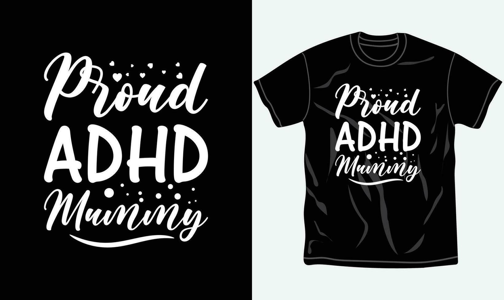 adhd conscience T-shirt conception, devis, mental santé T-shirt, typographie T-shirt vecteur graphique, imprimable vecteur modèle.