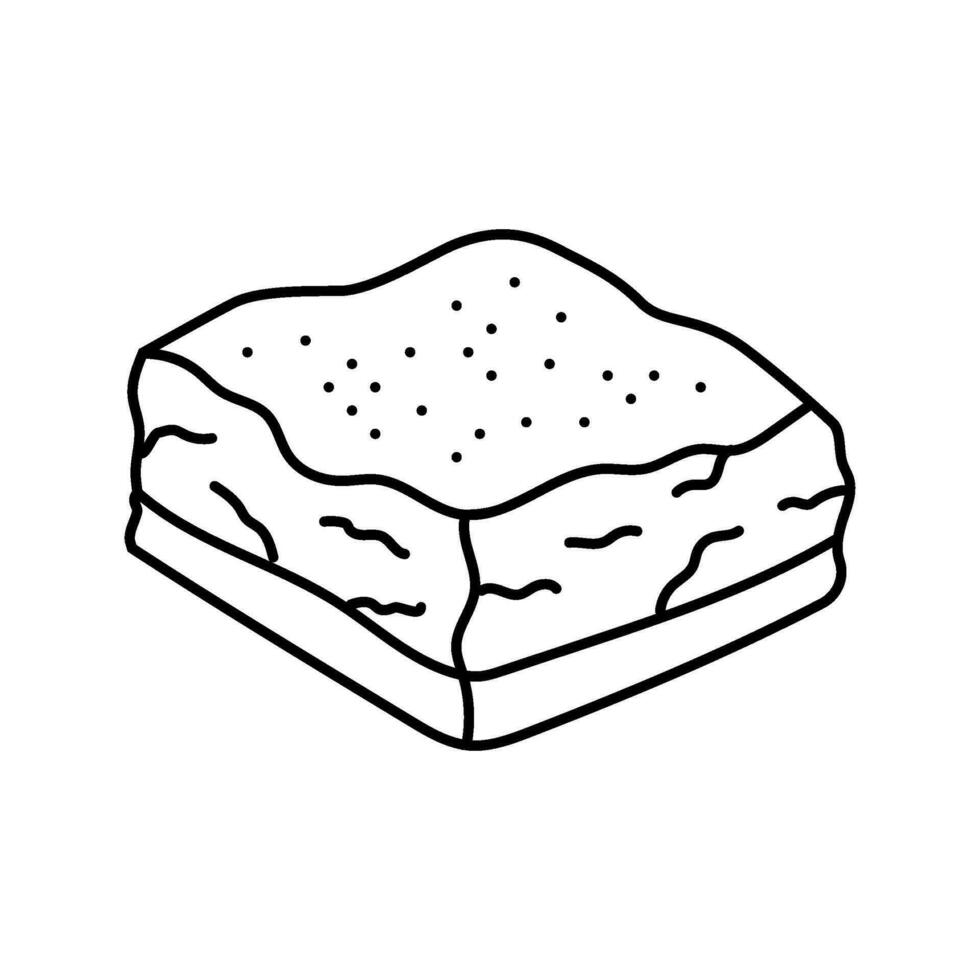 citron bar nourriture casse-croûte ligne icône vecteur illustration