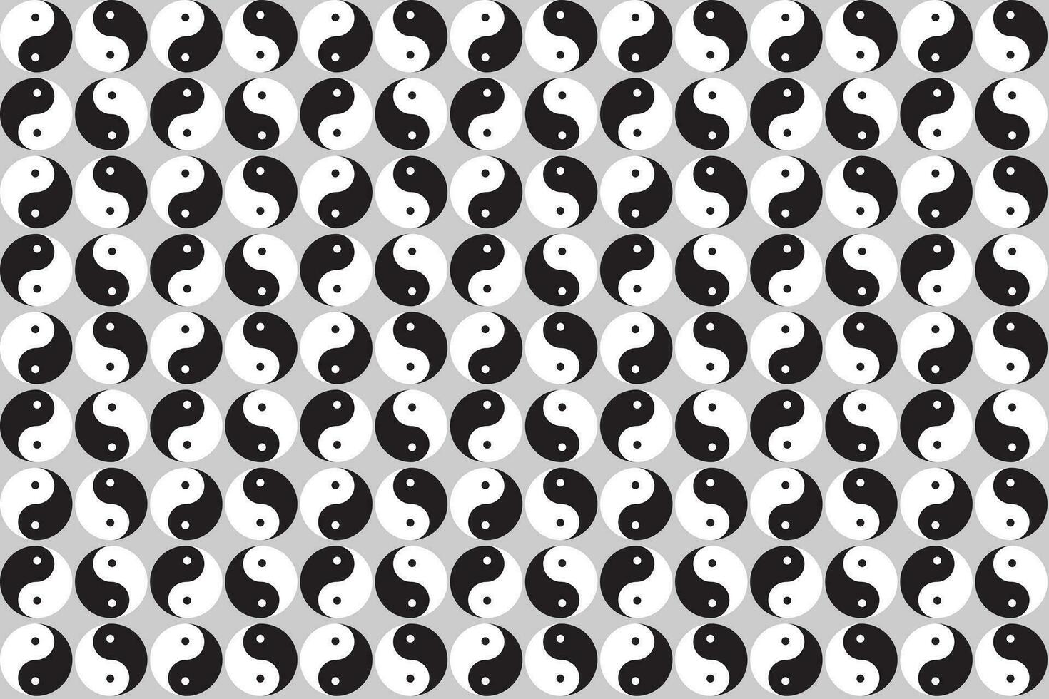 illustration, yin Yang le symbole de tao Contexte. vecteur