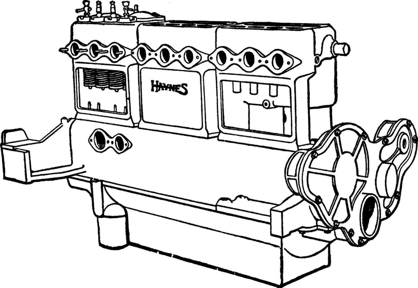 bâtiment un voiture étape 06 est réservoir ajoutée, ancien illustration. vecteur