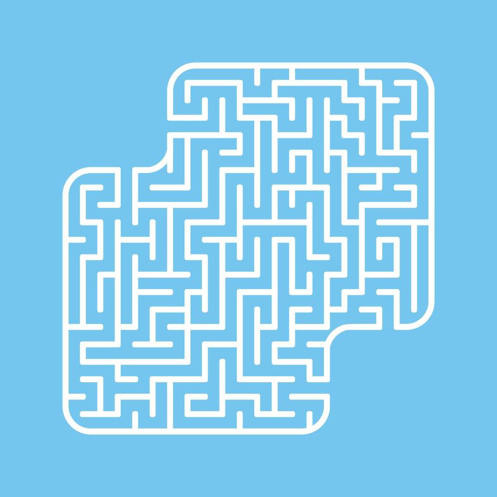 Labyrinthe. jeu pour les enfants. labyrinthe amusant. page d'activité. casse-tête pour les enfants. énigme pour le préscolaire. illustration vectorielle de couleur. vecteur