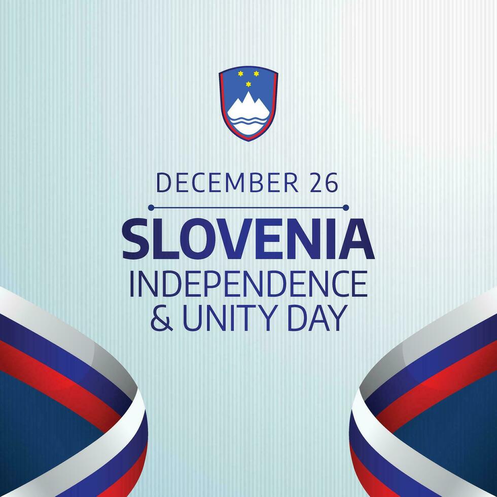 slovénie fierté. vecteur conception modèle pour indépendance et unité journée célébrations. vecteur eps dix inclus.