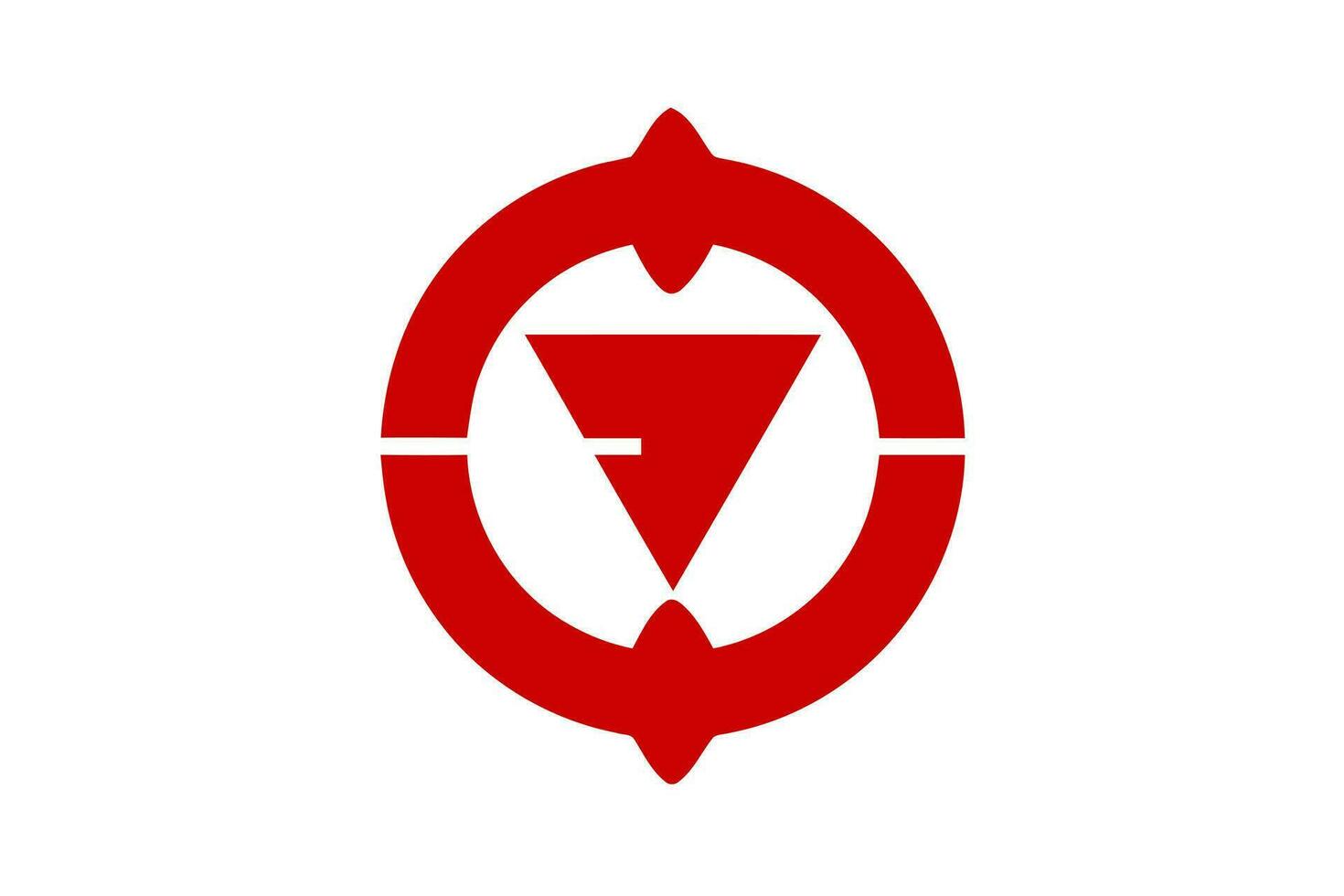 drapeau de nakama fukuoka vecteur