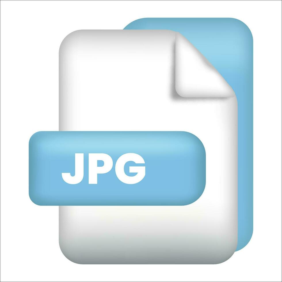 jpg fichier format icône vecteur illustration, jpg fichier symbole vecteur pour la toile site et application. bleu conception icône de jpg fichier