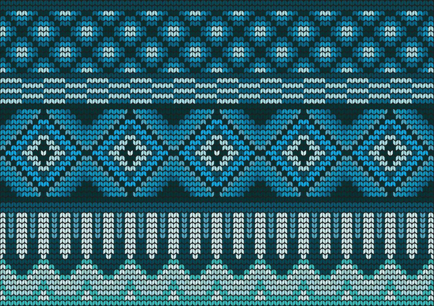 illustration de tissage textile modèle avec bleu Ton Couleur sur noir Contexte. vecteur