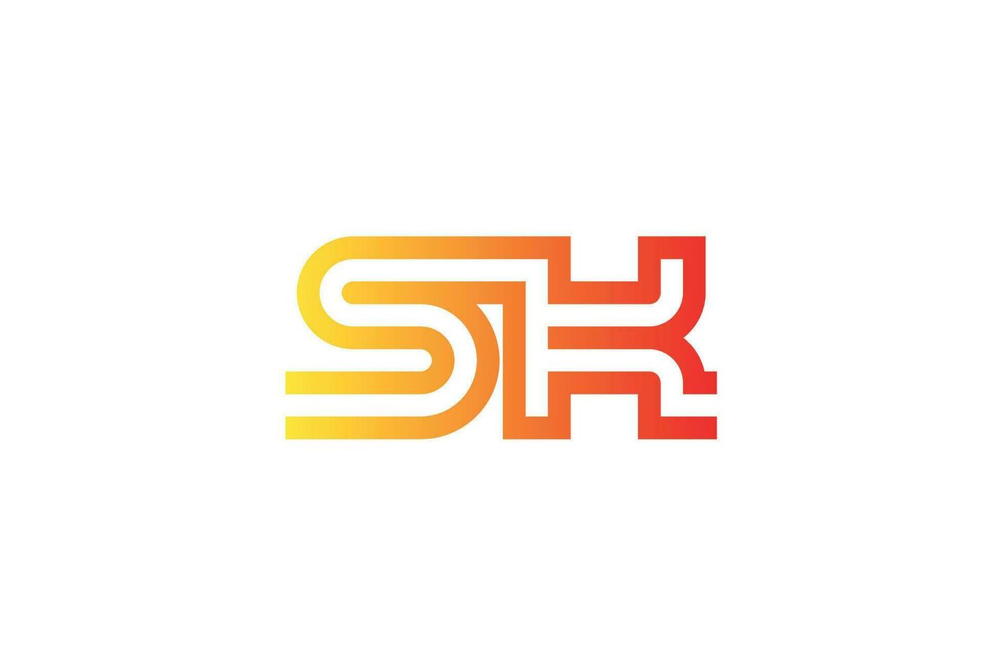 sk pente affaires logo vecteur