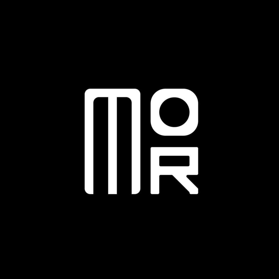 mor lettre logo vecteur conception, mor Facile et moderne logo. mor luxueux alphabet conception