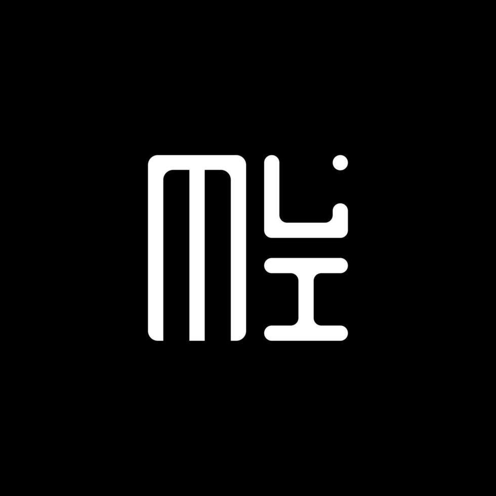 mli lettre logo vecteur conception, mli Facile et moderne logo. mli luxueux alphabet conception