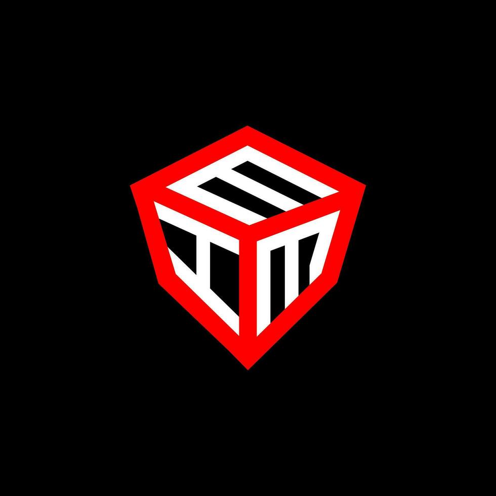 mim lettre logo vecteur conception, mim Facile et moderne logo. mim luxueux alphabet conception