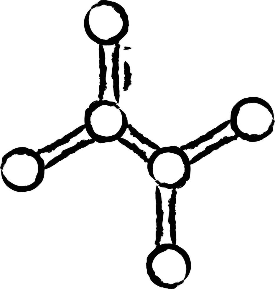 structure main tiré vecteur illustration