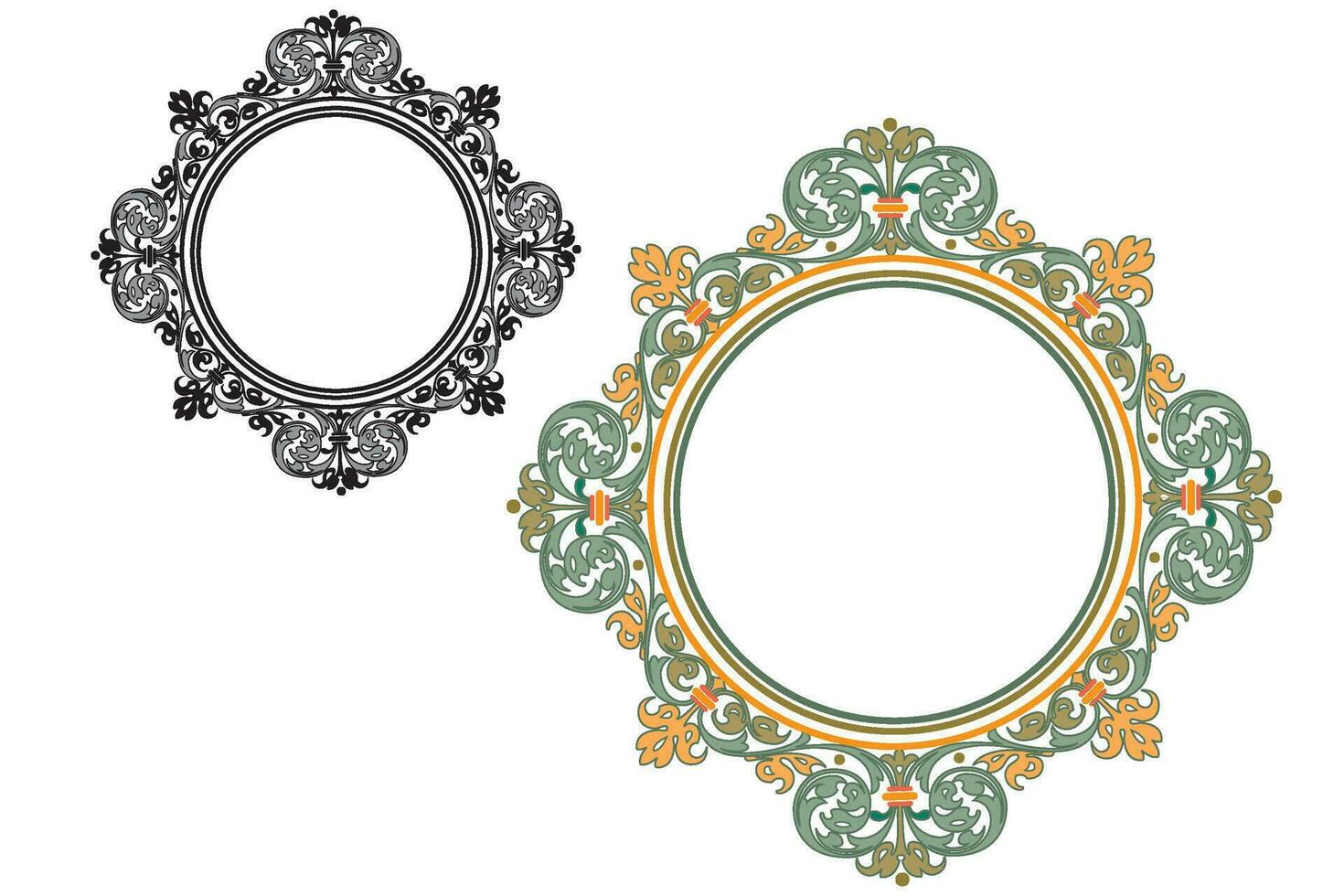 main tiré horizontal bannières ensemble avec rétro style rubans décoration éléments isolé vecteur illustration