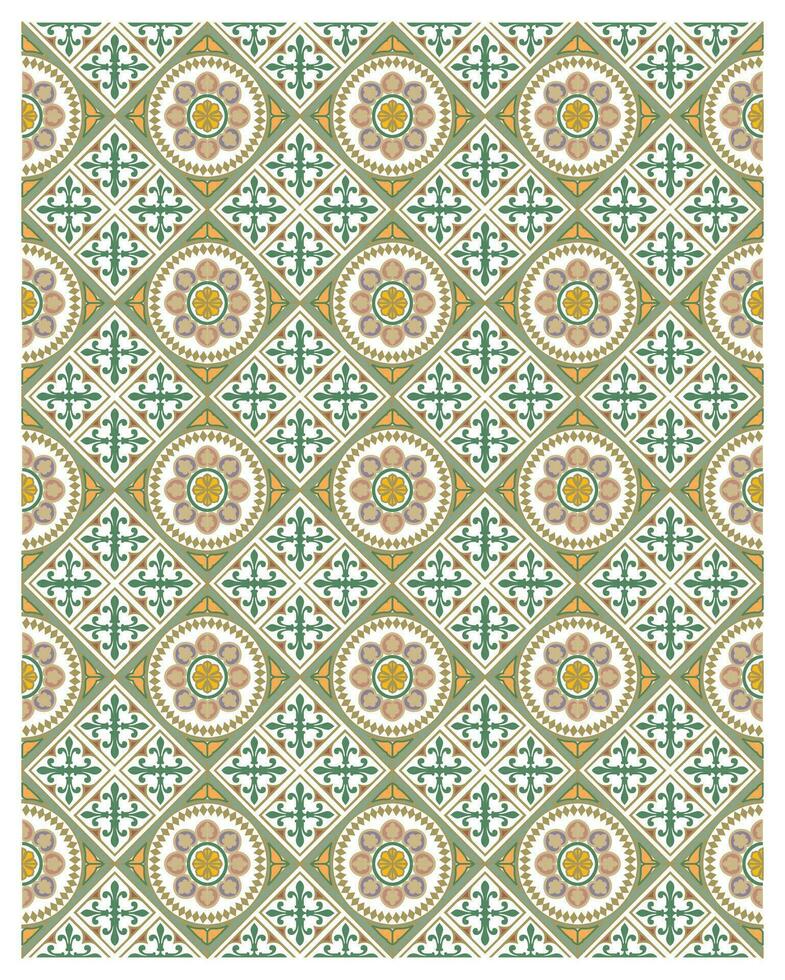 décoratif arabesque et ornemental mandala Contexte ensemble isolé vecteur