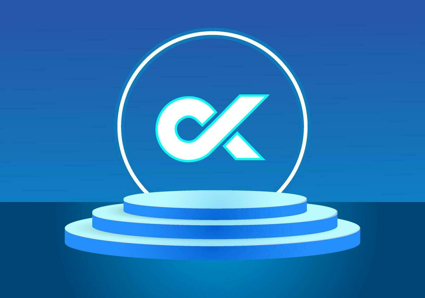 lettre cx bleu logo signe. vecteur logo conception pour entreprise.