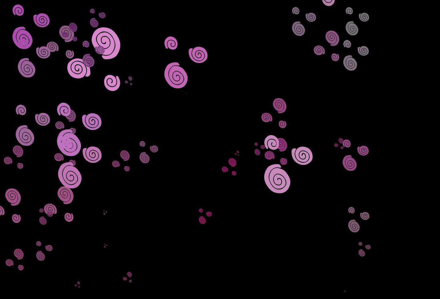 motif vectoriel rose foncé avec des formes de bulles.