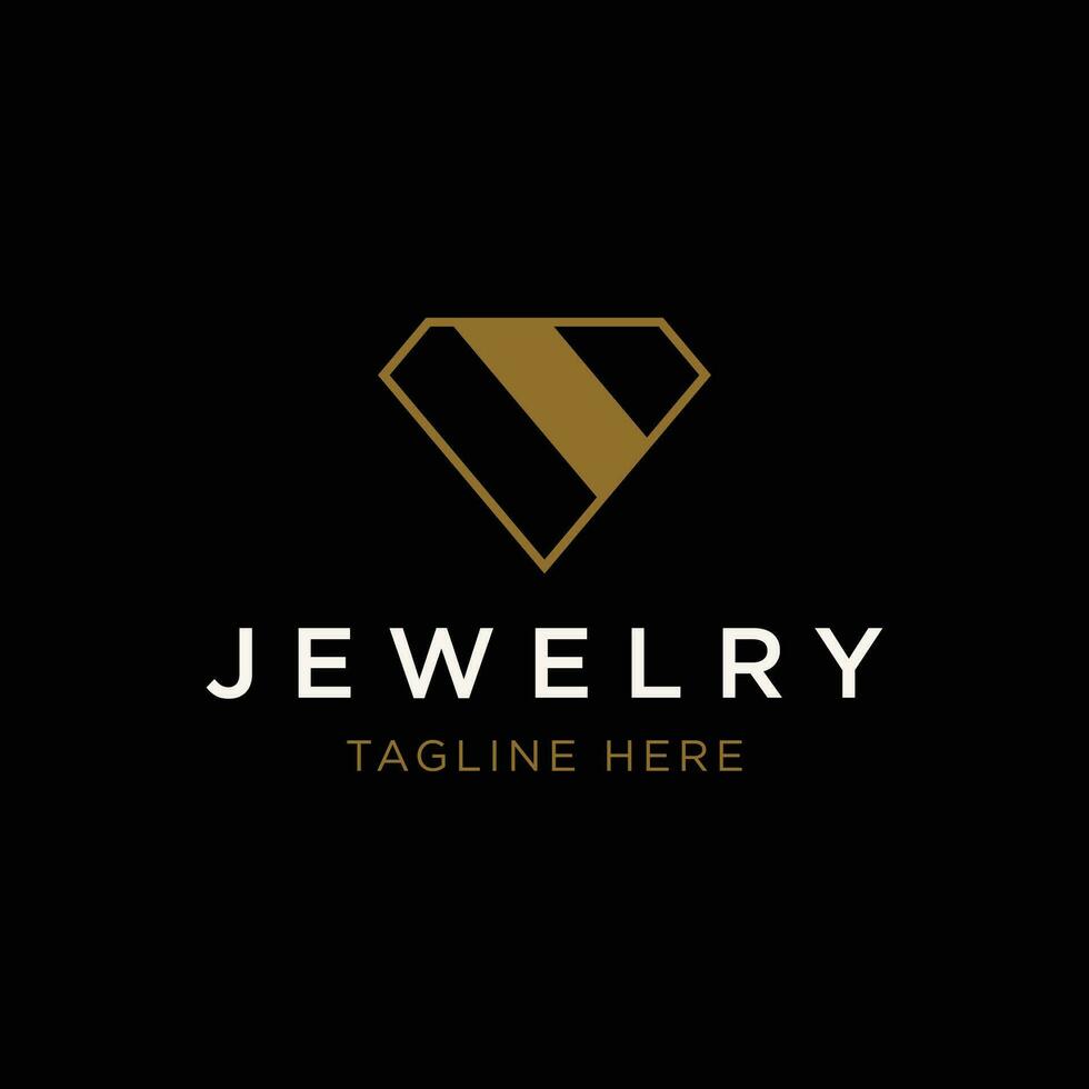Créatif luxe diamant logo modèle conception. logo pour entreprise, bijoux, marque et entreprise. vecteur