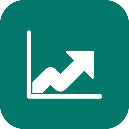 Icône de vecteur de croissance