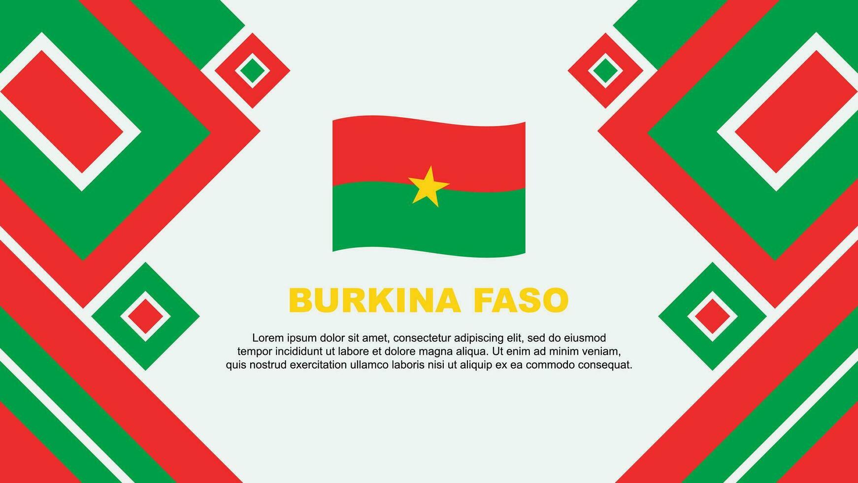 burkina faso drapeau abstrait Contexte conception modèle. burkina faso indépendance journée bannière fond d'écran vecteur illustration. burkina faso dessin animé