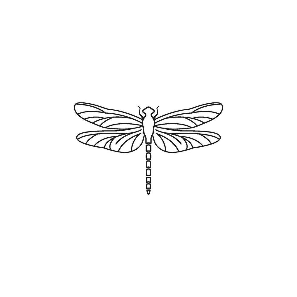 libellule icône vecteur