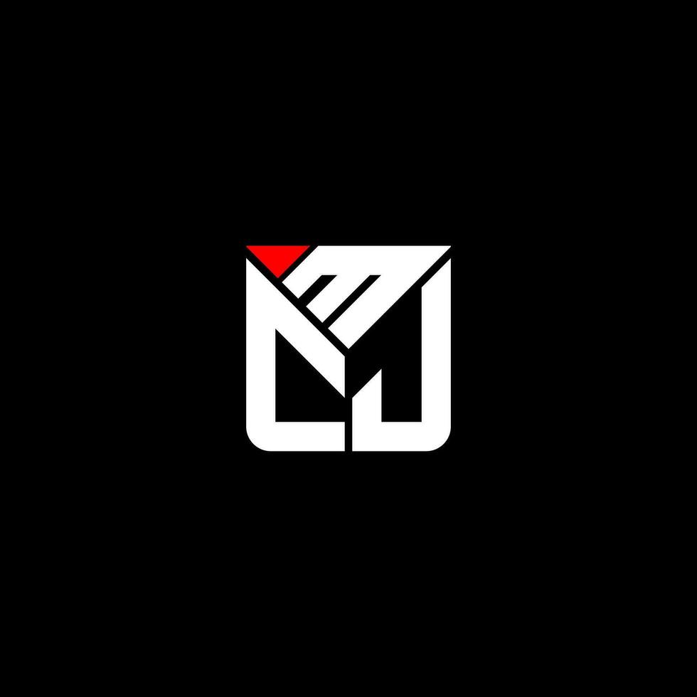 mcj lettre logo vecteur conception, mcj Facile et moderne logo. mcj luxueux alphabet conception