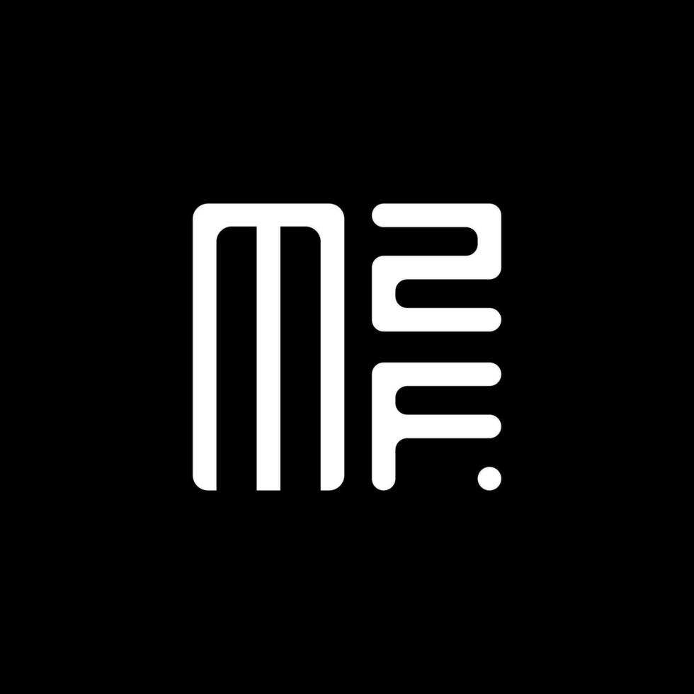 mzf lettre logo vecteur conception, mzf Facile et moderne logo. mzf luxueux alphabet conception