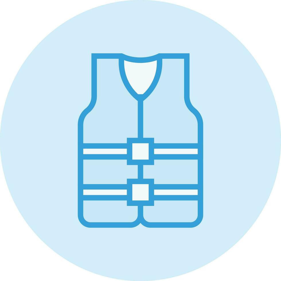 illustration de conception d'icône de vecteur de gilet de sauvetage