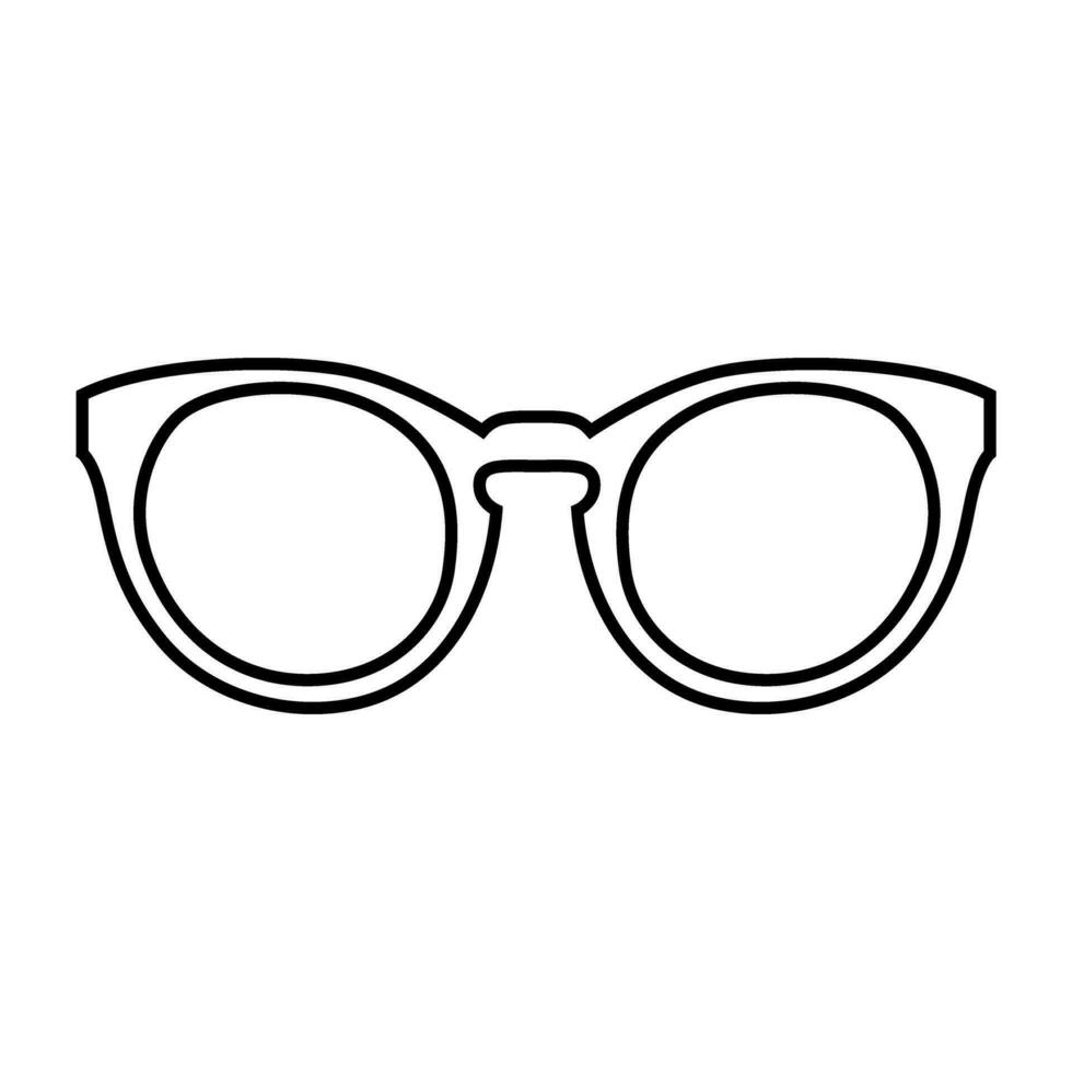 des lunettes icône vecteur. des lunettes de soleil illustration signe. cécité symbole ou logo. vecteur