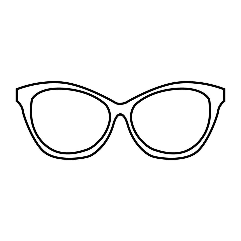 des lunettes icône vecteur. des lunettes de soleil illustration signe. cécité symbole ou logo. vecteur