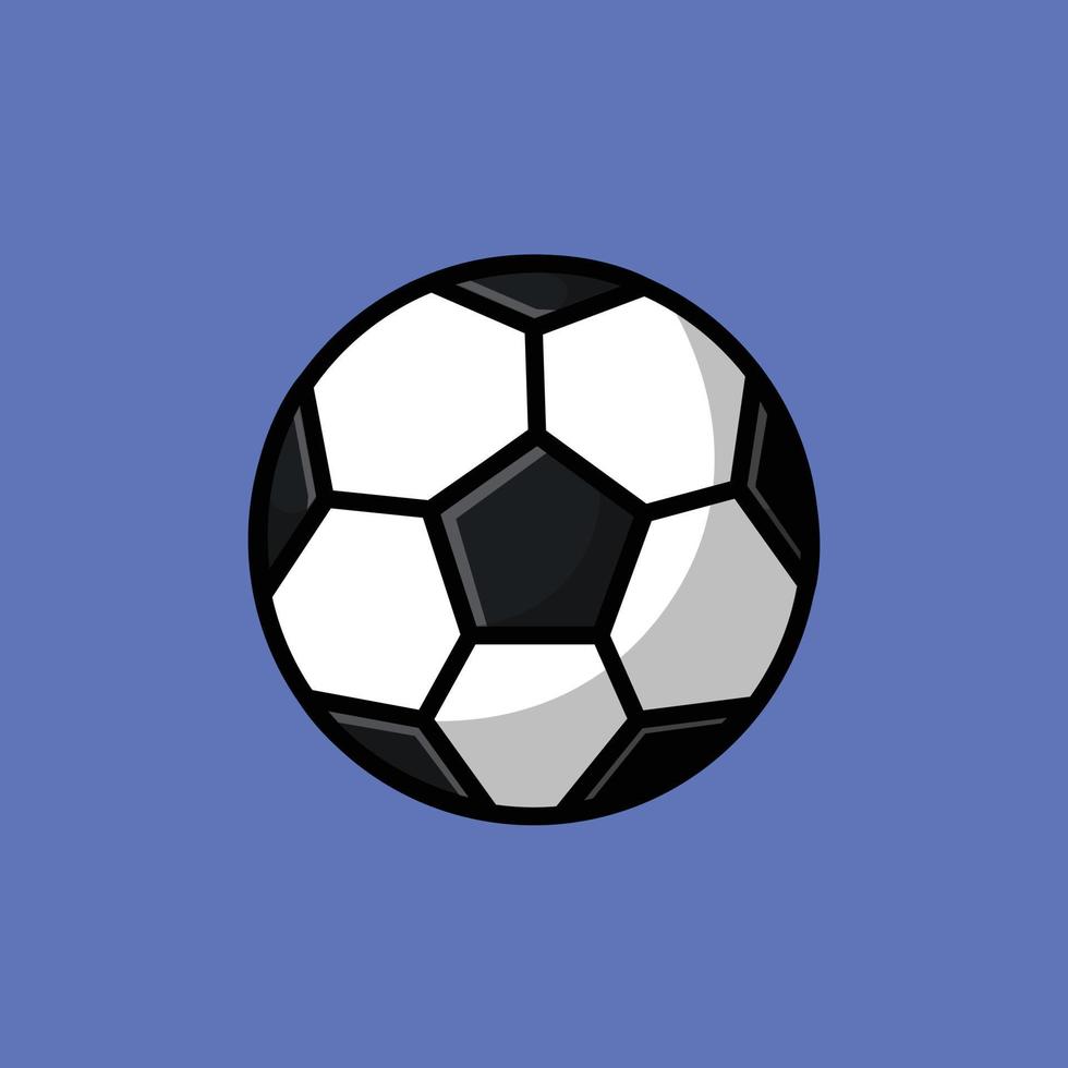 illustration de ballon de football vecteur