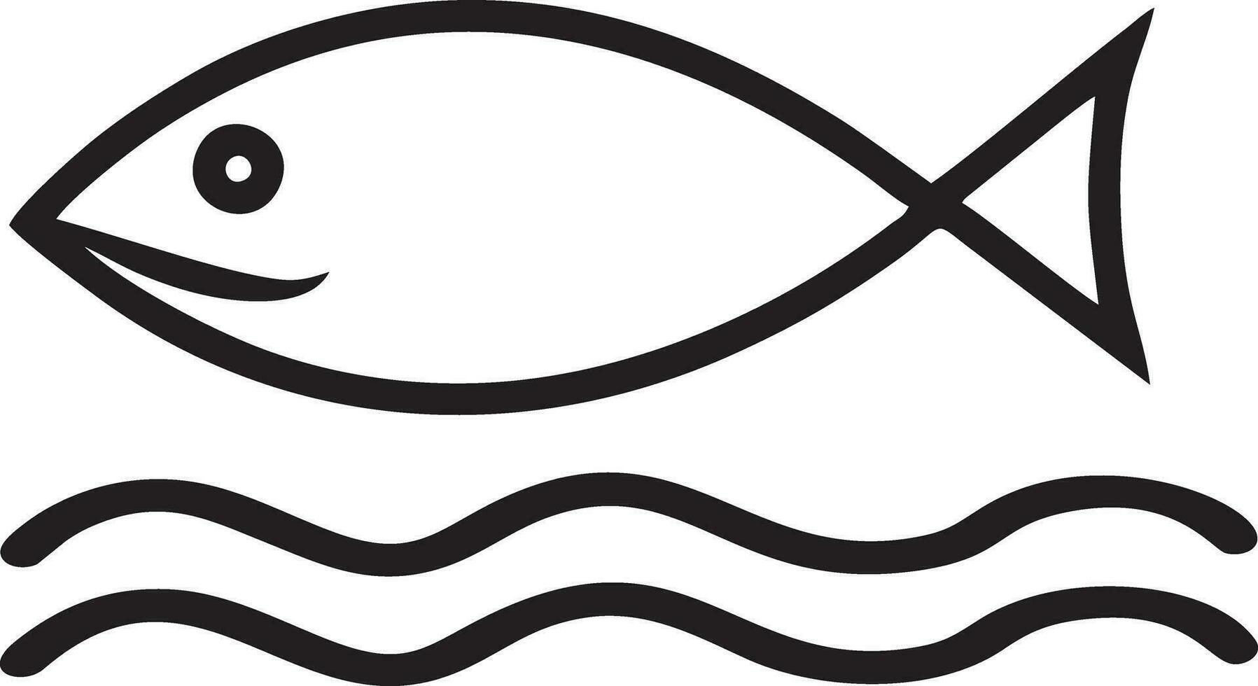 icône pêche logo conception vecteur