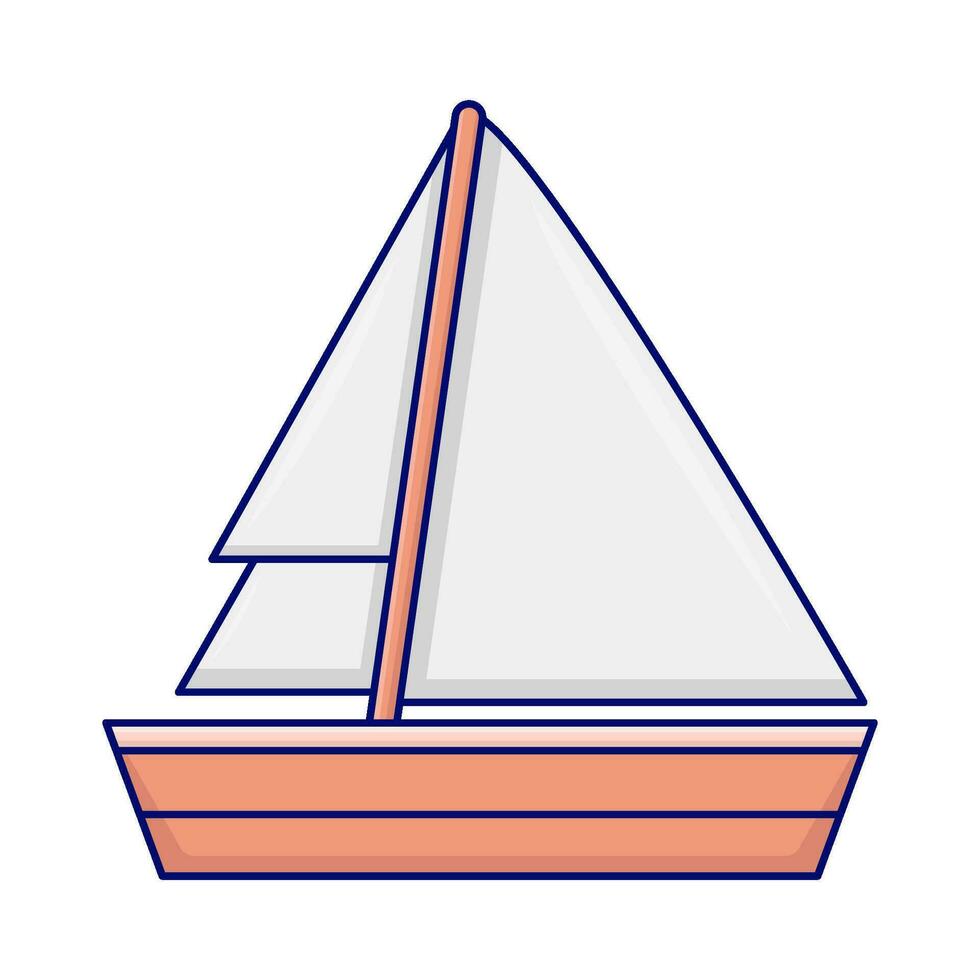 bateau transport océan illustration vecteur