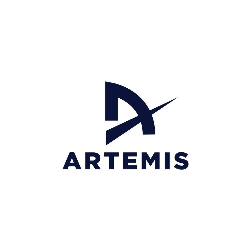 vecteur illustration de artemis logo icône sur blanc arrière-plan, archer logo