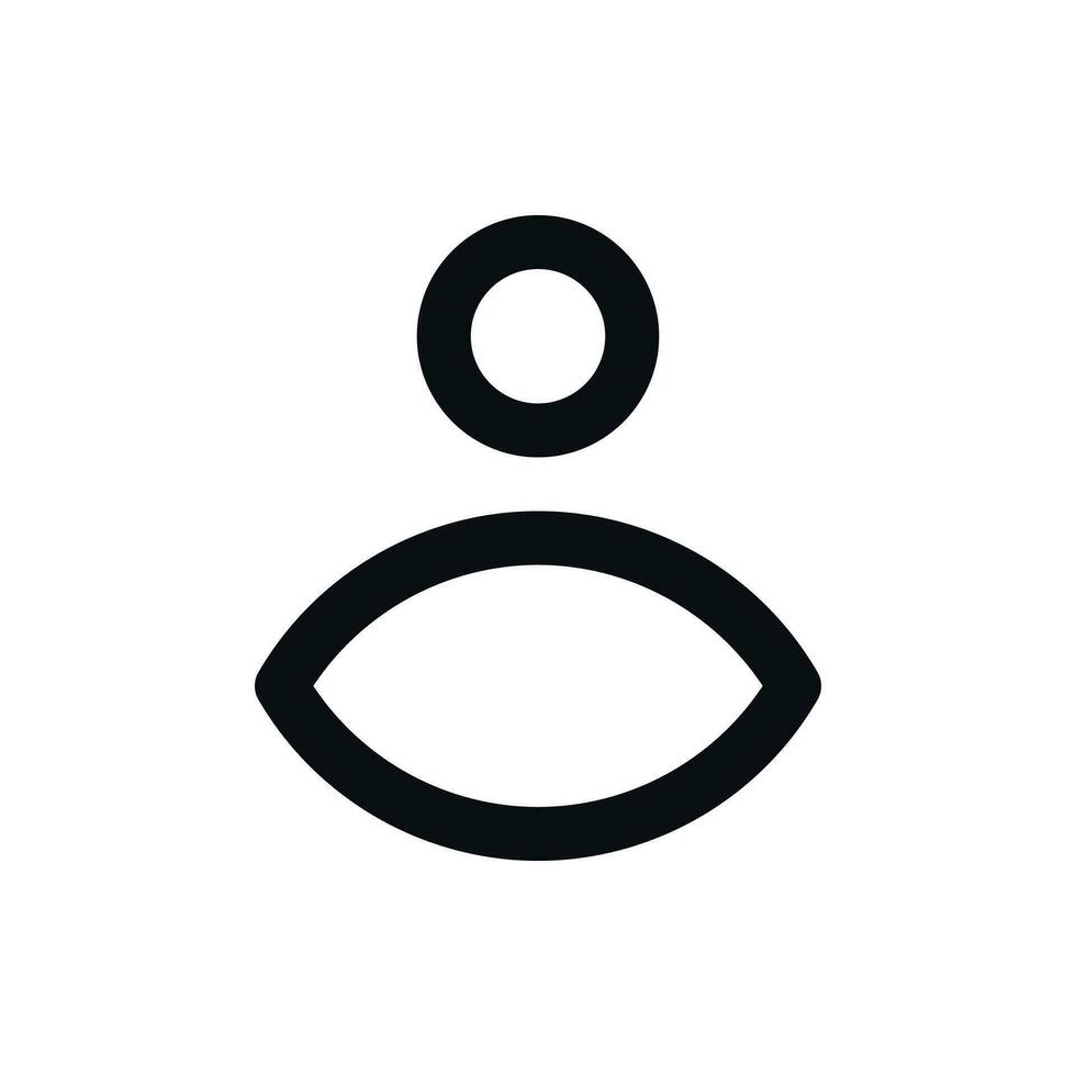 utilisateur profil avatar icône - personne, compte, avatar symbole vecteur graphique