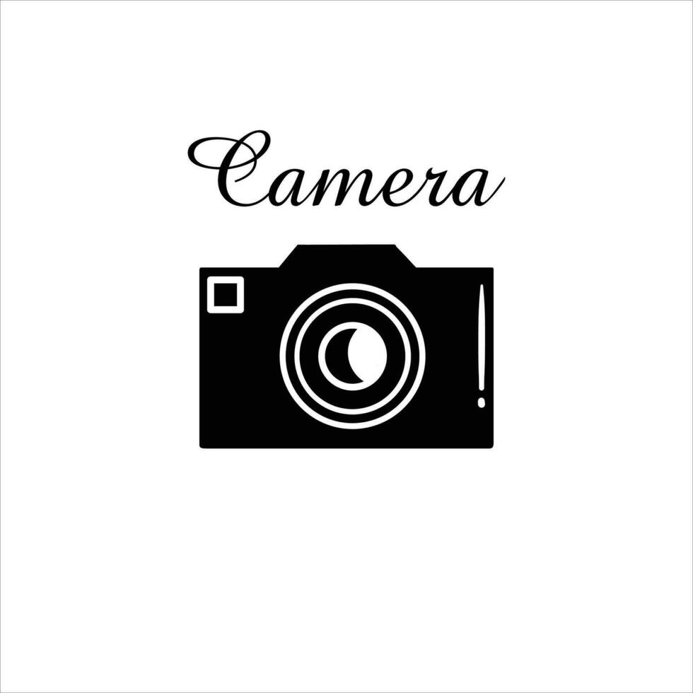 caméra logo icône signe symbole conception. vecteur illustration modèle isolé