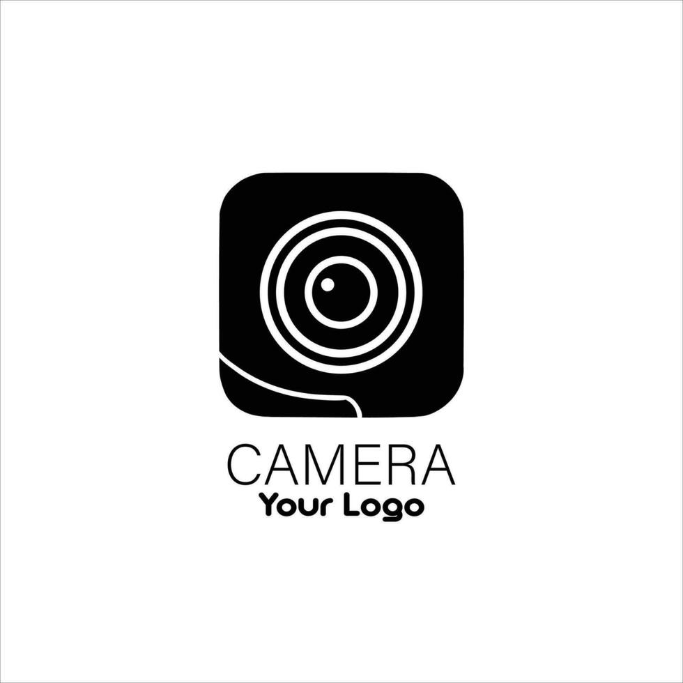caméra logo icône signe symbole conception. vecteur illustration modèle isolé