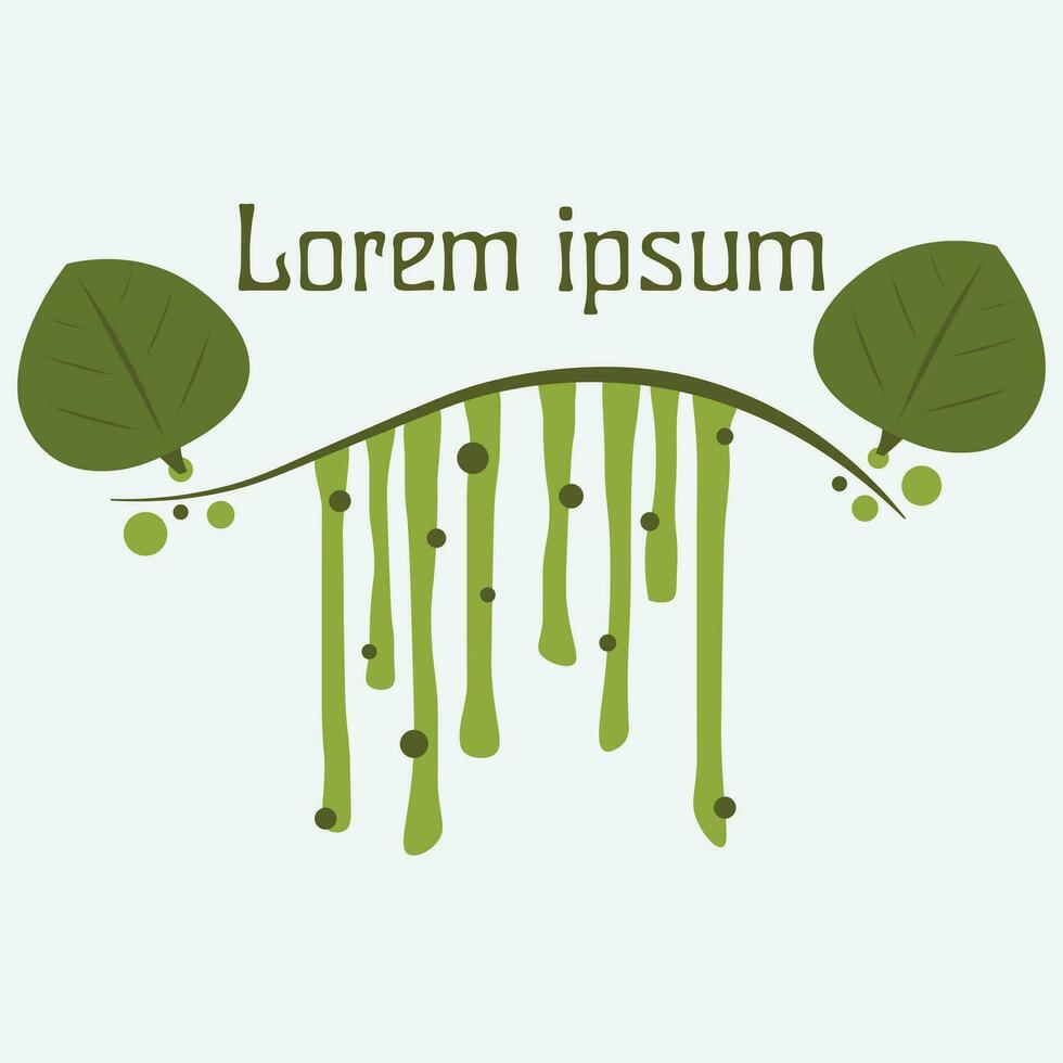 abstrait vert feuille logo icône vecteur conception. paysage conception, jardin, usine, la nature et écologie vecteur logo. écologie content la vie logotype concept icône. vecteur illustration, graphique conception modifiable des