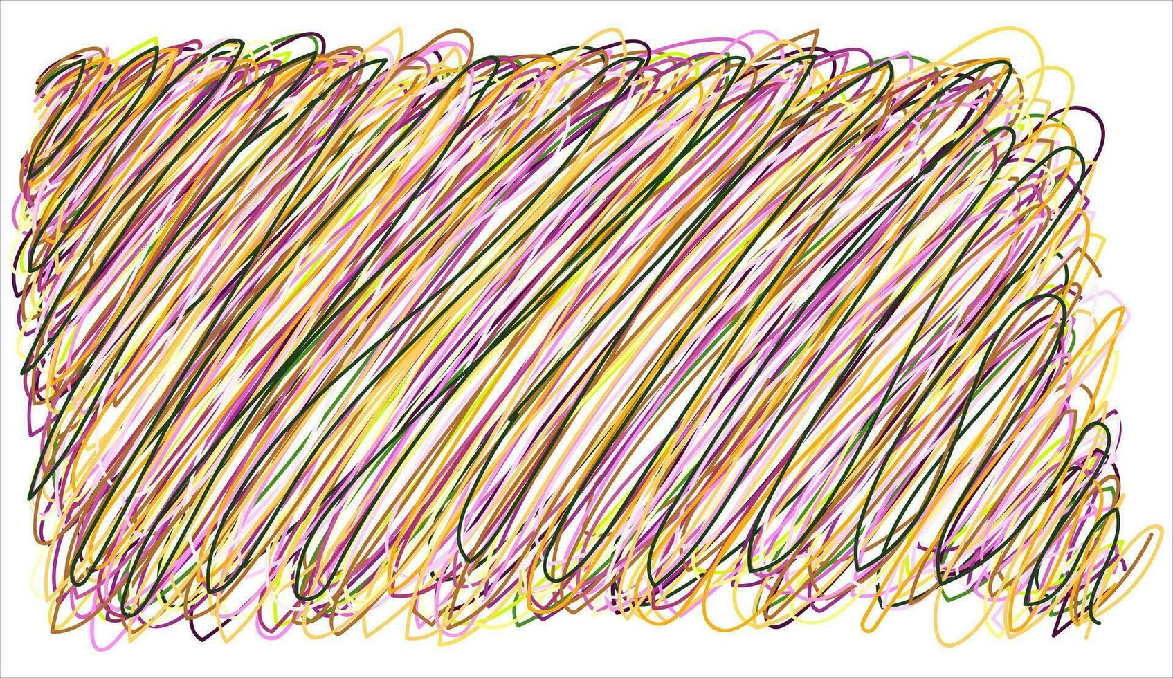 main tiré coloré griffonnage modèle de le chaos griffonnage doubler. stylo, crayon, crayon, texture, marqueur, texture, art, abstrait arrière-plan.. vecteur