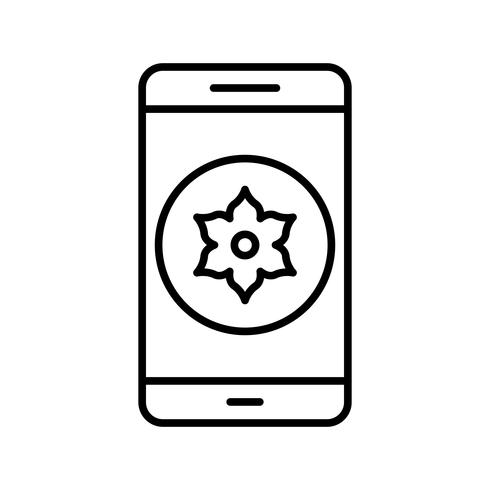 Galerie Mobile Application Vector Icon