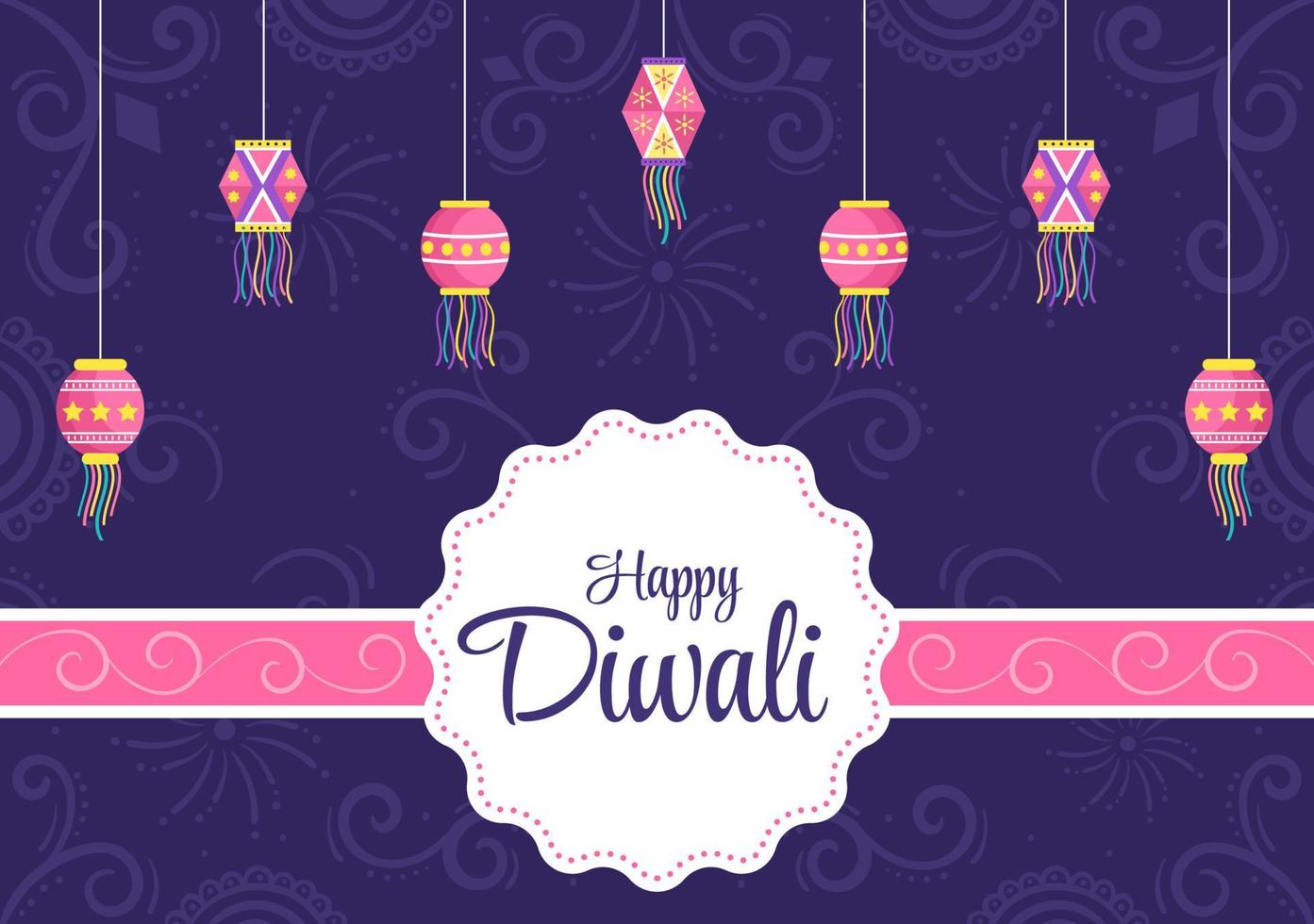 indien, célébrer, diwali, jour, fond, vecteur, illustration vecteur