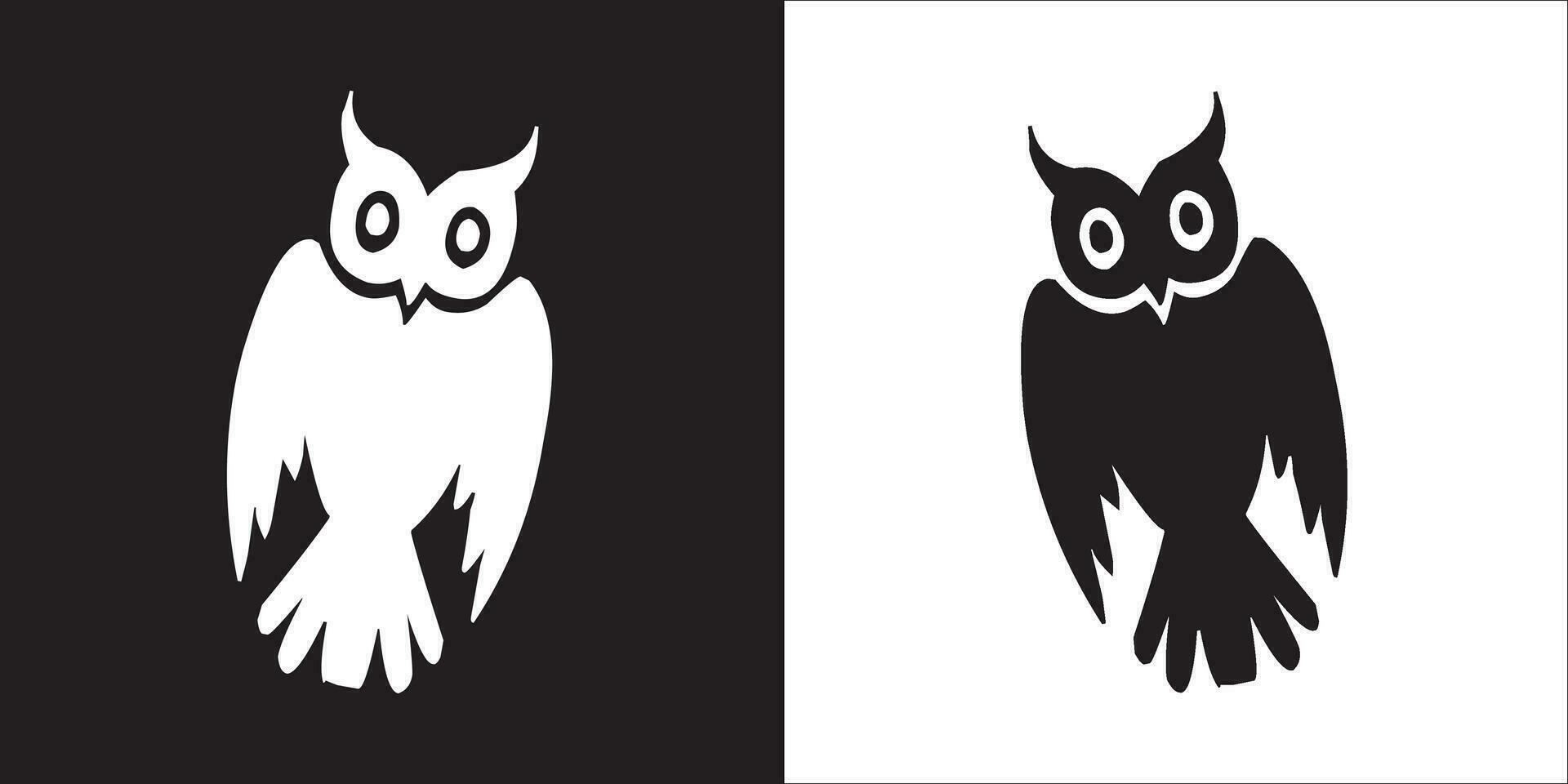 illustration vecteur graphique de hibou icône