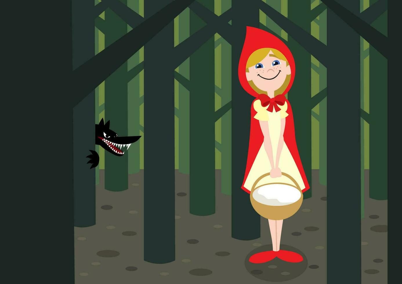 Chaperon Rouge vecteur