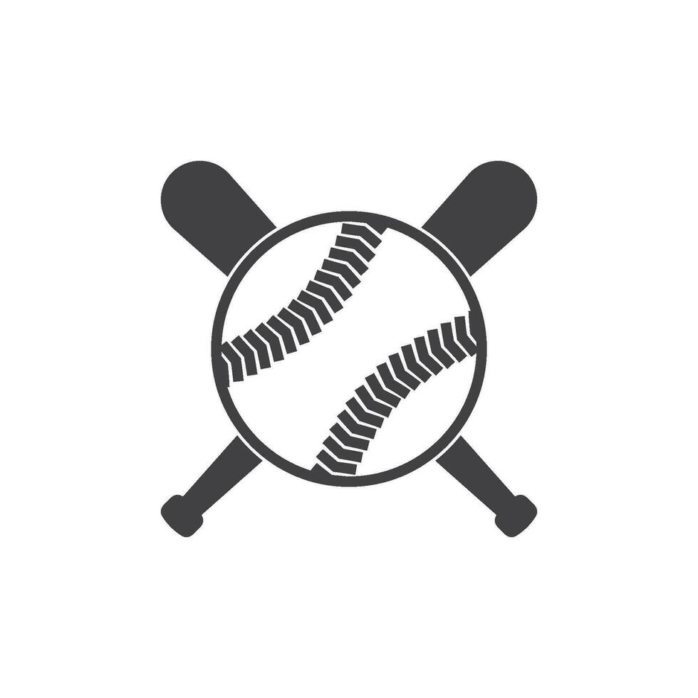 base-ball chauve souris icône vecteur