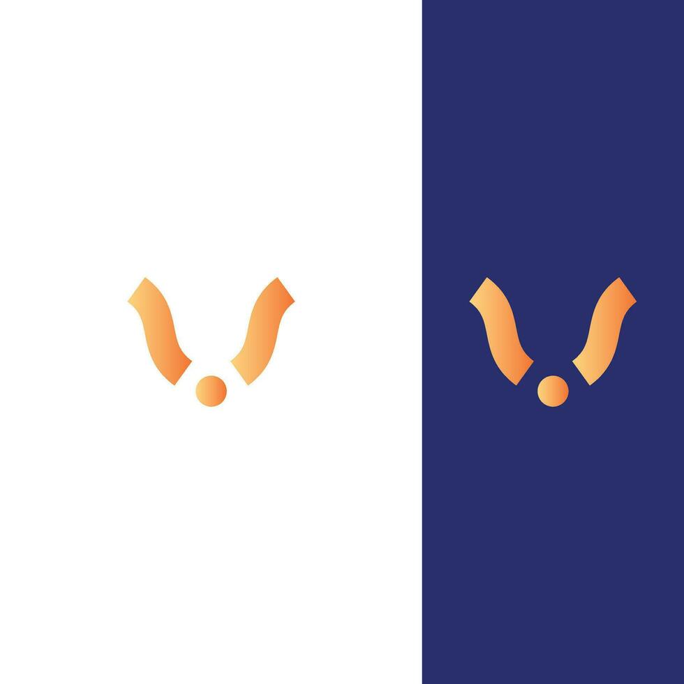 v lettre logo vecteur professionnel abstrait monogramme logo conception symbole